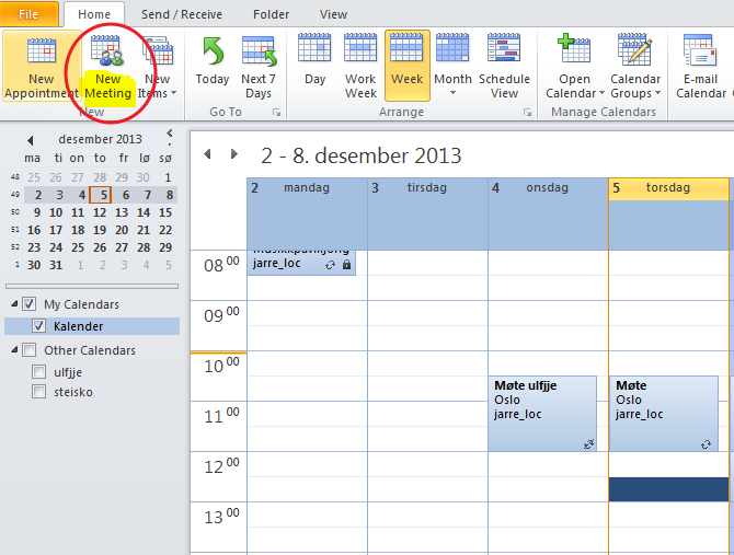 How to create a conference room calendar in outlook 2010 Conference Blogs