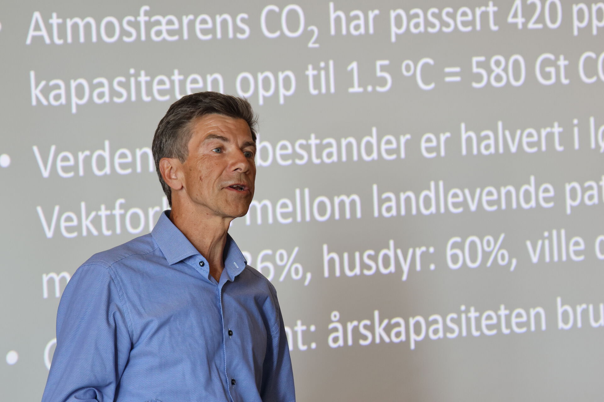 Professor Dag O. Hessen (Senter for biogeokjemi i Antropocen, UiO)