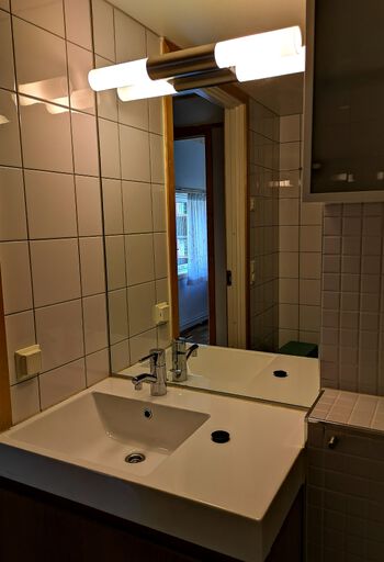 Mirror ,Tap ,Plumbing fixture ,Sink ,Bathroom sink.