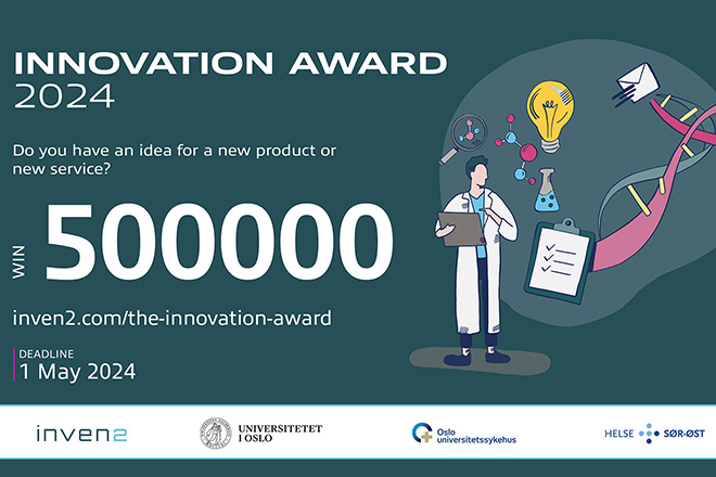 Picture of information about the Innovation Award
