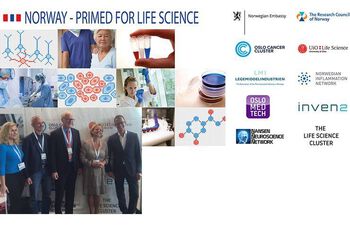 In September we co-hosted the Norwegian–Swedish networking at the embassy in Stockholm and had a large stand at Nordic Life Science Days (NLSDays) together with Norwegian life sciences clusters and organizations.
Read more about the events (in Norwegian).