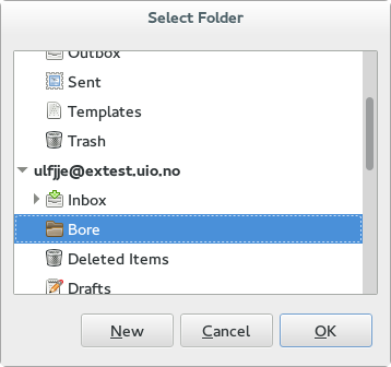 Select Folder -> New