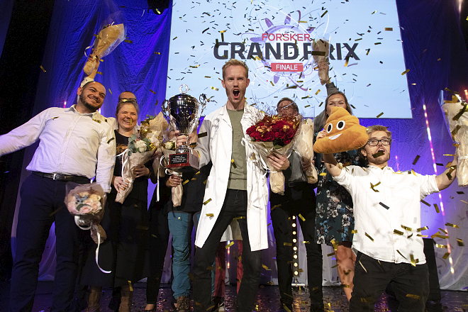 Foto fra Forsker Grand Prix - den nasjonale finalen - i Stavanger 28. september 2019