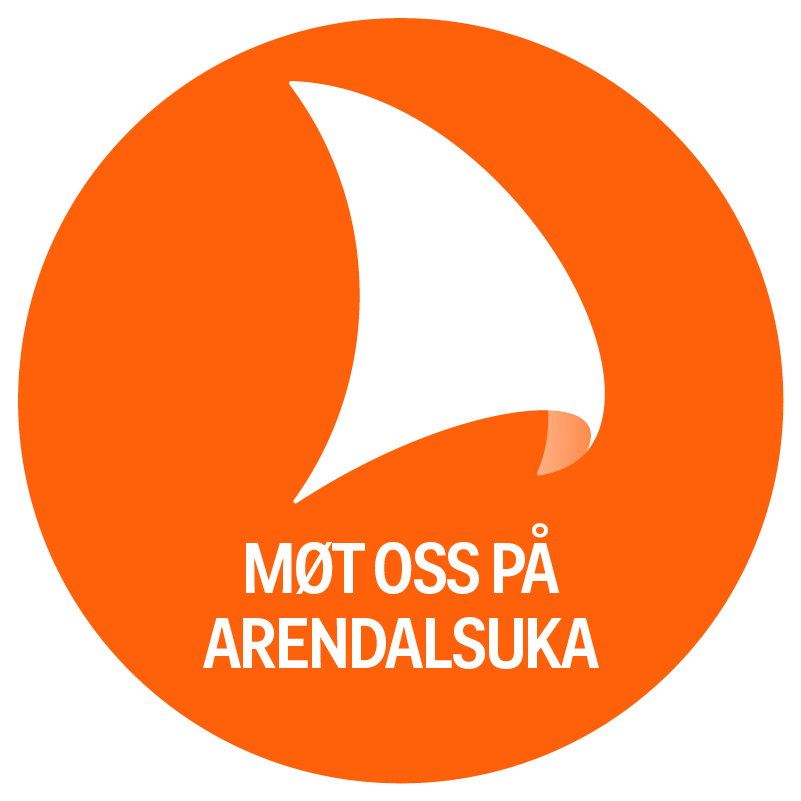 Logo: Møt oss på arendalsuka