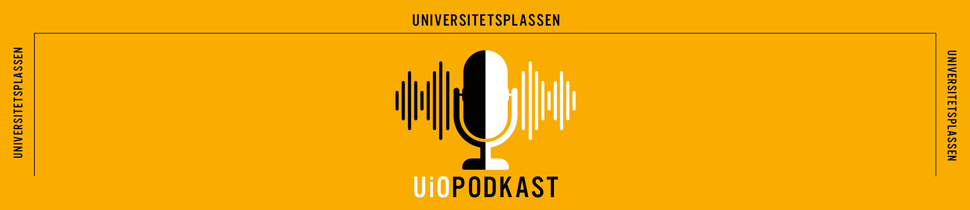 Logo for Universitetsplassen: UiO-podcast