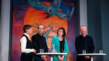 Paneldeltakerne (fra venstre)&amp;#160;Karen V. Lykke, Birger Svihus,&amp;#160;Helle Margrete Meltzer&amp;#160;og&amp;#160;Bjørn Gimming.