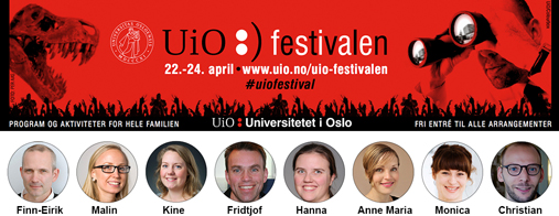 Foredragsholdere livsvitenskapsseminaret på UiO-festivalen