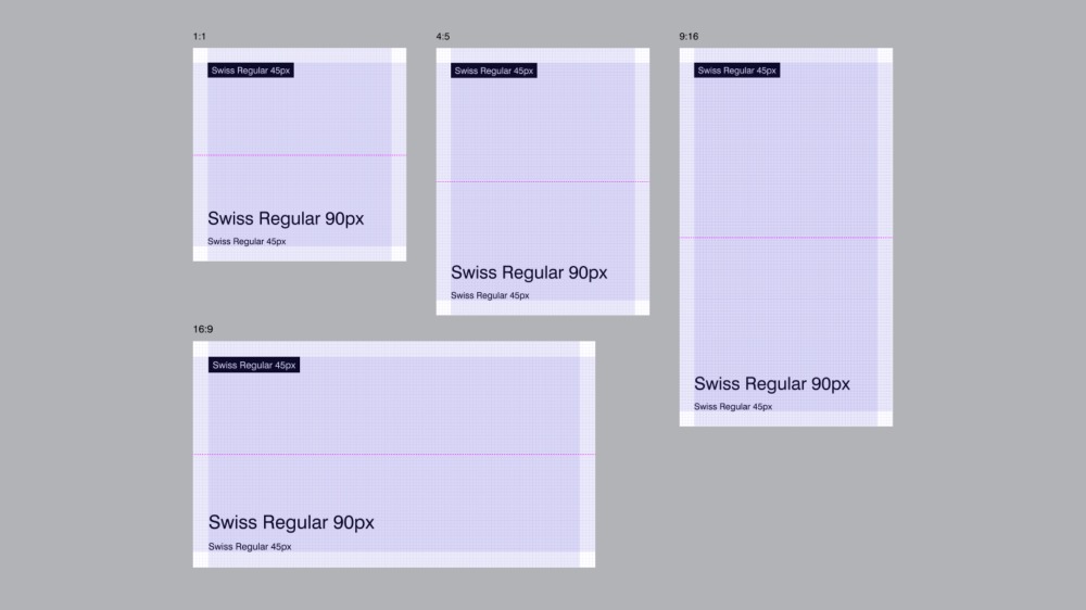 Examples of grids in different formats