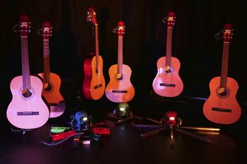 Musical instrument ,Guitar ,String instrument ,Light ,String instrument.