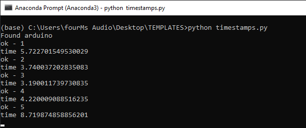 anaconda terminal with script execution