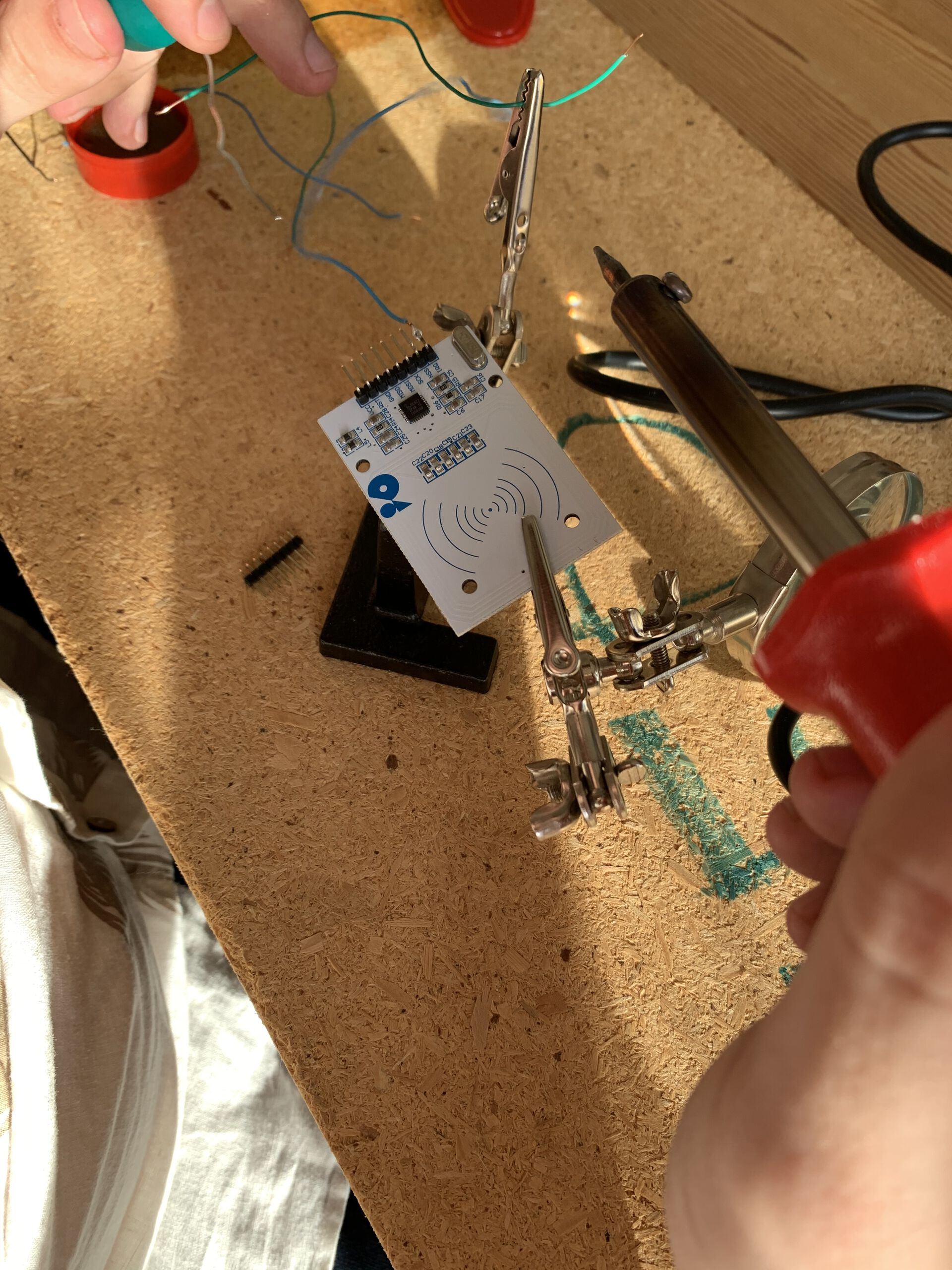 Lodding av RFID-sensor