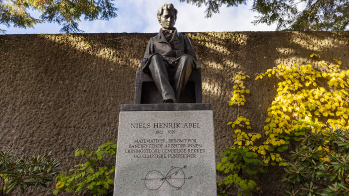 Statue av Niels Henrik Abel